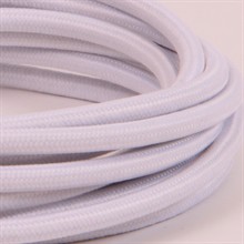 White textile cable